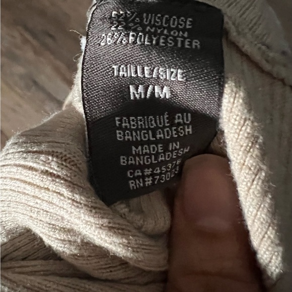 Cute Beige Wide Arm Sweater - Picture 3 of 4